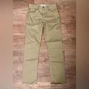 Boys Levi’s 511 Slim Khaki Pants Size 16 Reg